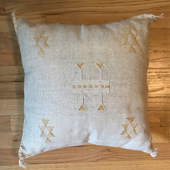 Moroccan Sabra Silk Throw Pillows - Picture 1 of 6